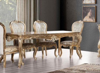 Tisch Esszimmertisch Esstisch Esszimmer Holz Tische Barock Ess Luxus Möbel Neu