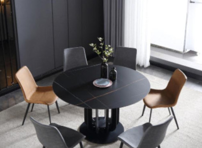 Luxus Tische Runder Tisch Runde Design Edelstahl Möbel Esszimmer Esstische Neu