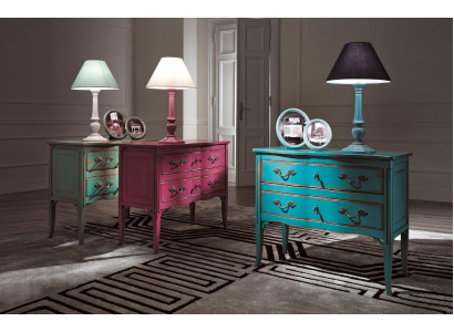 Design Kommode Anrichte Side Lowboard Schrank Regal Luxus Abstrakt Wohnzimmer