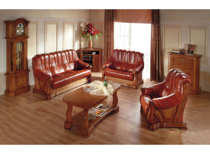 Sofagarnitur 3+2 Sitzer Klassischer Wohnlandschaft Sofas Couchen Polster Neu