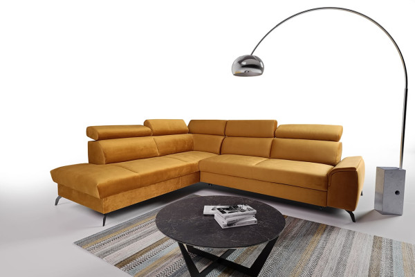 Ecksofa L-Form Sofa Neu Modern Moderne Schlaf Couchen Sofa Gepolsterter Möbel