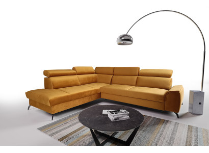 Ecksofa L-Form Sofa Neu Modern Moderne Schlaf Couchen Sofa Gepolsterter Möbel