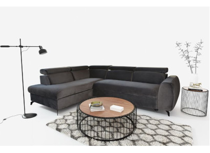 Sofa Ecksofa Wohnlandschaft L-Form Designersofa Luxus Ecksofas Stoffsofa Textil