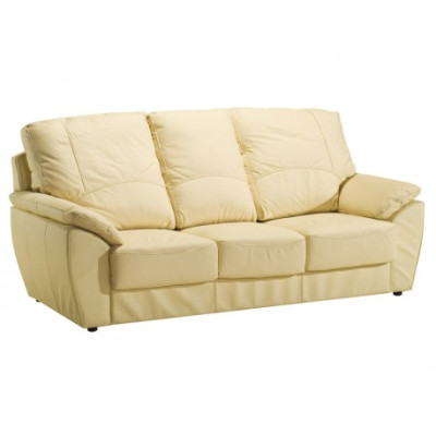 Echtleder Sofagarnitur 3+1 Sitz Klassische Sofa Couch Polster Garnitur Set
