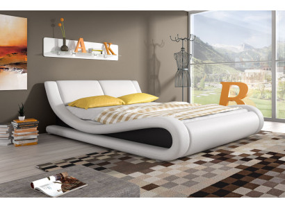 Polsterbett Betten Bett Polster Kunstleder Designer Hotel Doppel Luxus Design