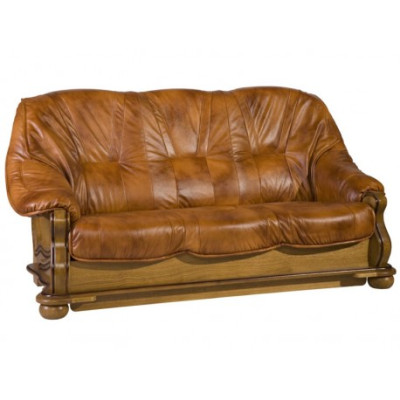 Garnitur 3+1 Sitzer Couch Sitz Polster Garnituren Set 100% Italienisches Leder