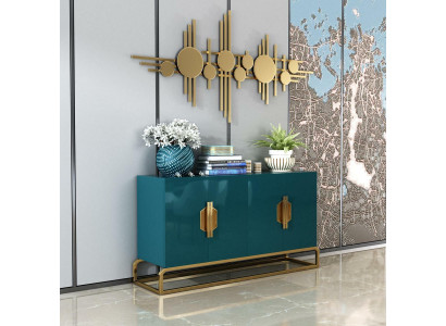 Designer Kommode Anrichte Side Low Board Schrank Wohn Zimmer