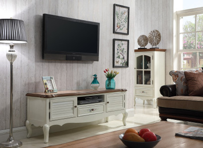 Sideboard tv Lowboard rtv Schrank Tisch Wohnzimmer Holz Klassisch Landhaus Möbel