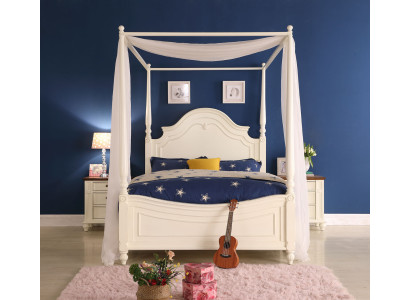 Himmelbett Echtes Holz Bett Design Luxus Betten Klassische Schlfzimmer Möbel Neu