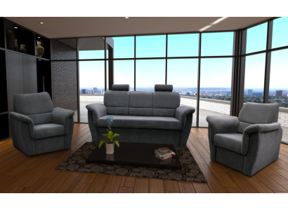 Sofagarnitur 3+1+1 sitzer bettfunktion bettkasten polstergarnitur sofa couch neu 