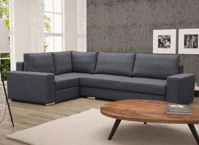 Sofa Schlafsofa Designer Sofa mit Bettfunktion Bettkasten Ecksofa Couch / NEU