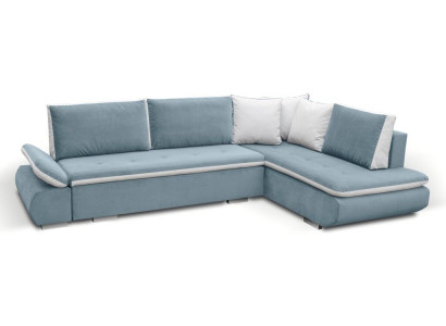 Sofa Schlafsofa Designer Sofa mit Bettfunktion + Bettkasten Ecksofa Couch *NEU*