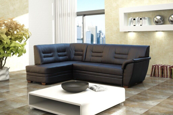 Wohnlandschaft Ecksofa mit Bettkasten Polstersofa Couch Eckcouch Sofa L-Form