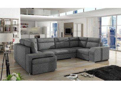 XXL Wohnlandschaft Ecksofa Sofa Couch Polster Garnitur Designer U-Form Ecke Neu