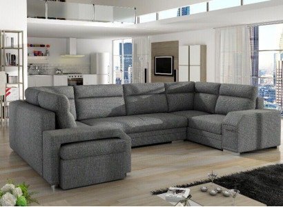 XXL Wohnlandschaft Ecksofa Sofa Couch Polster Garnitur Designer U-Form Ecke Neu