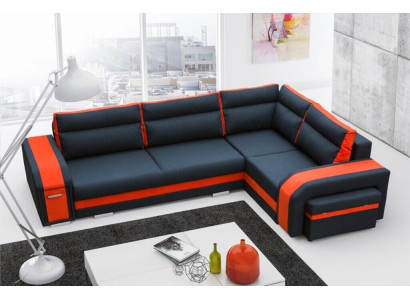 Ecksofa Wohnzimmer Schlaf Sofa Couchen Couch Garnitur L Form Stoff