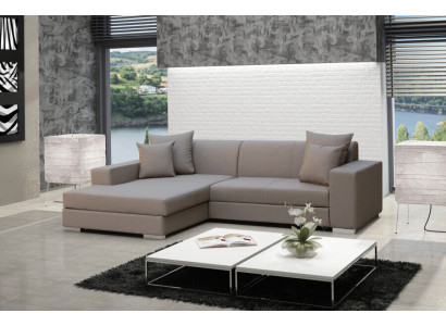 Sofa Schlafsofa Designer Sofas mit Bettfunktion Ecksofa Couch NEU + Bettkasten