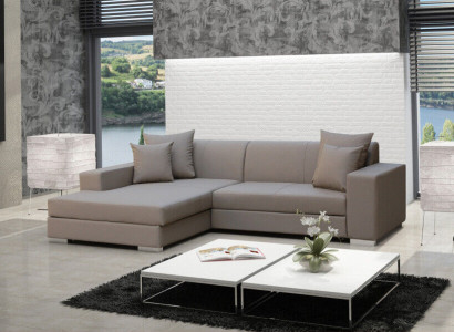 Sofa Schlafsofa Designer Sofas mit Bettfunktion Ecksofa Couch NEU + Bettkasten