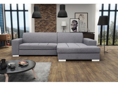 Ecksofa Sofa Couch Schlaf Polster Eck Garnitur Wohnlandschaft Bett Couchen