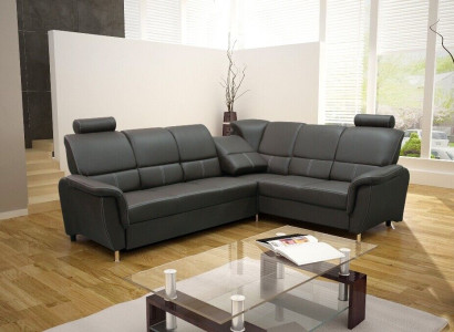 Wohnlandschaft Ecksofa Bettkasten Schlafsofa Sofa Polstersofa Couch Eck Sofas