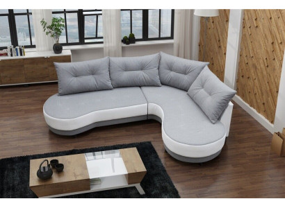Polstersofa Loungesofa Couch Sitzgruppe Wohnzimmer mit Kissen Sofa L-Form