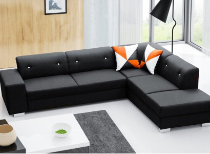 Wohnlandschaft Ecksofa Sofas Bettkasten Polstersofa Couch Sofa L-Form