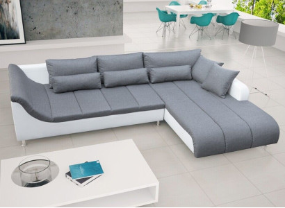 Schlafsofa Eck Sofa Couch Bettfunktion Polster Eck Schlaffunktion Neu Garnitur