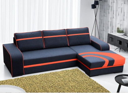 Schlafsofa Ecksofa Couch mit Bettfunktion und Polsterung - Moderne Garnitur mit Schlaffunktion NEU 