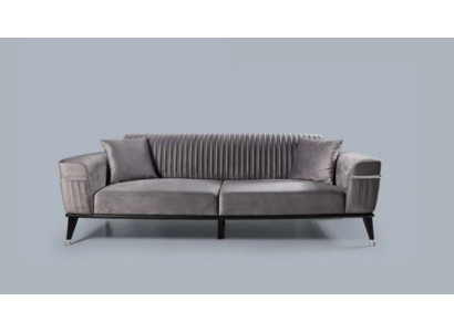 Luxus Wohnzimmer Couch Graue Couchen Sofa Möbel Grau Sofas Textil Einrichtung