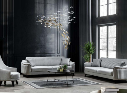 Sofagarnitur Sofa Luxus Garniur Sofas Sessel 331 Sitzer Modern 3tlg
