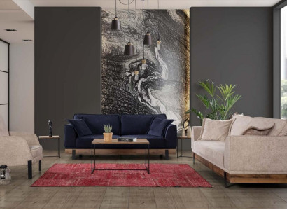 Sofagarnitur Sofa Sessel Sofas Dreisitzer 3+3+1 Sitzer Garnitur Modern