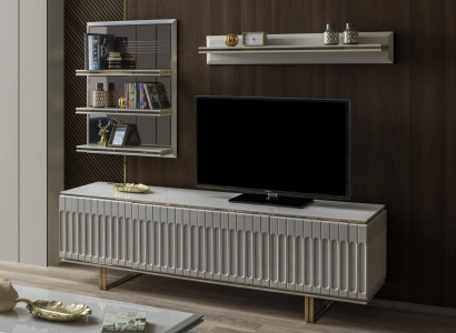 Luxus tv -Ständer Wohnzimmer rtv Lowboard Sideboard Kommode Wohnwand Modern Neu