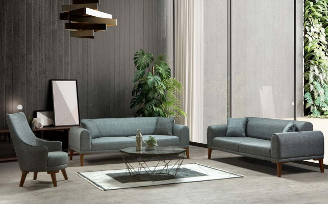 Moderne Sofagarnitur 331 Sitz Sofa Sitz Couch Polster Couchen Möbel