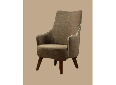 Luxus Moderne Sessel 1 Sitzer Design Wohnzimmer Polster Holz Möbel