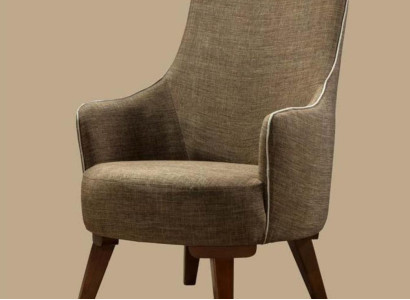 Luxus Moderne Sessel 1 Sitzer Design Wohnzimmer Polster Holz Möbel