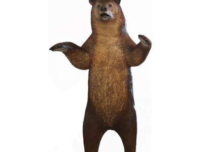 Bär Lebensgroße Figur Dekoration Statuen Skulptur Garten Deko 240cm Neu Figuren