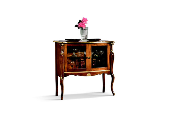 Luxus Italienische Möbel Anrichte Vitrine Stil Barock Schrank Sideboard Lowboard