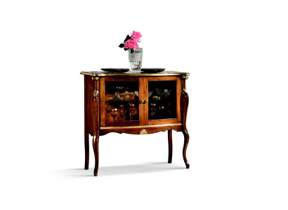 Luxus Italienische Möbel Anrichte Vitrine Stil Barock Schrank Sideboard Lowboard