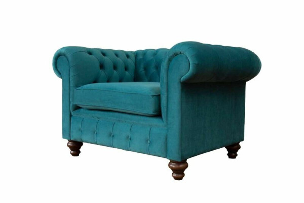 Sessel 1 Sitzer Chesterfield Polster Sofas Design Luxus Couch Sofa Neu