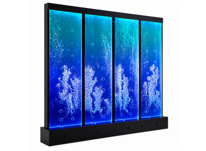 Moderne Trennwand Wasser Wände Dekorative LED Wasserwand Beleuchtete Wand