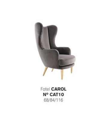 Ohrensessel Sessel Lehnstuhl 1 Sitz Sitz Stoff Luxus Wohnzimmer Modern Grau Neu