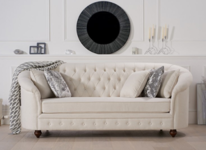 Beige Royal Couch - Luxus Chesterfield Möbel Polster Design Möbel