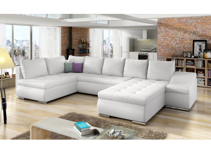 XXL Big Wohnlandschaft Couch Polster Ecksofa Sofa Couchen Sofas Textil Garnitur