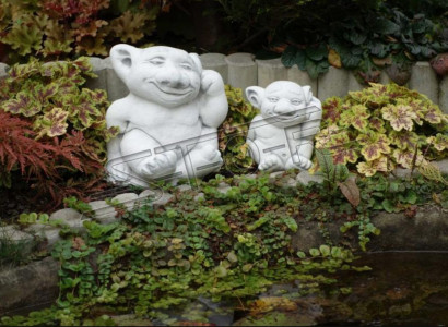 Troll 26cm Skulptur Design Figur Statue Garten Figuren Statuen Skulpturen 101008