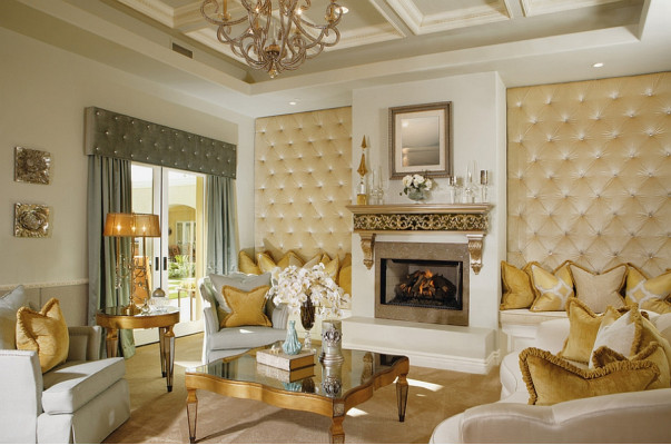 Chesterfield Wandverkleidung Wandpaneelen Verkleidung Leder Polster Paneel