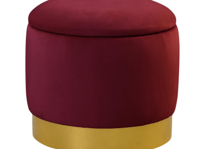 Pouf Fußhocker Rund Sitz Hocker Polsterhocker Sitzhocker Rund Truhen Sitz Neu