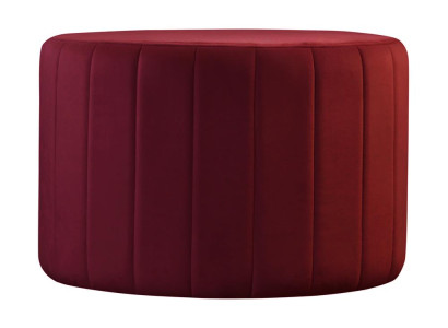 Pouf Fußhocker Rund Sitz Hocker Polsterhocker Sitzhocker Badhocker Puff Textil