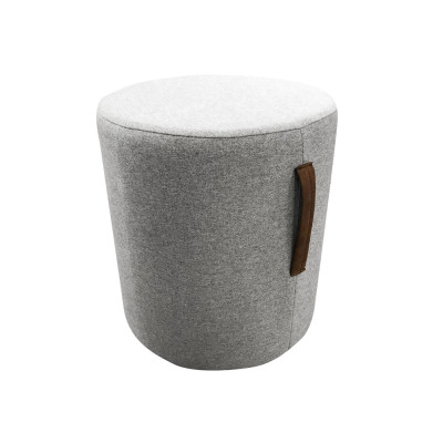 Pouf Fußhocker Rund Hocker Polsterhocker Sitzhocker Badhocker Runde Ottomane Neu