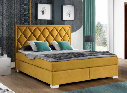 Betten Bett Polster Leder Textil Designer Edles Doppel Ehe Hotel Boxspring