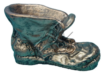 Schuh Deko Blumen Vasen Vintage Vase Deko Blumentopf Dekoration Deko Hochglanz